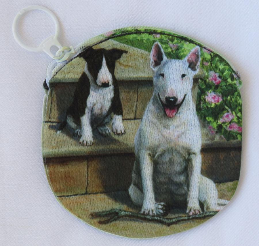 Bull Terrier 1 coin purse-side 1